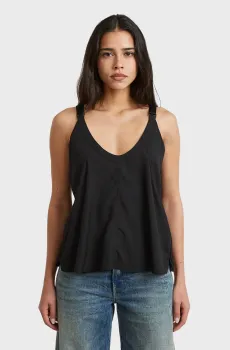 Женский черный топ Slip Черный M G-Star RAW D28511,E344