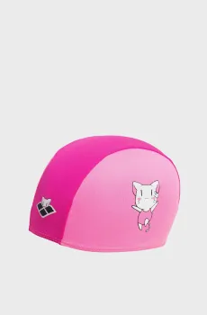 Детская розовая шапочка для плавания FRIENDS KIDS POLYESTER CAP Розовый ONESIZE Arena 003994-910