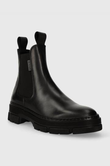 Кожаные полусапожки Gant Monthike женские цвет чёрный на плоском ходу 27551355.G00 Кожаные полусапожки Gant Monthike женские цвет чёрный на плоском ходу 27551355.G00