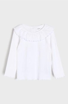 Бавовняна блузка - білий