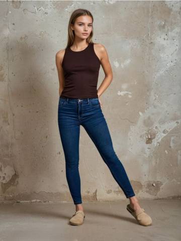 Джинсы skinny fit - темно-синій Джинсы skinny fit - темно-синій