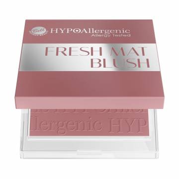 Матовые румяна для лица Bell HypoAllergenic Fresh Mat Blush 03 Hibiscus, 4.7 г Матовые румяна для лица Bell HypoAllergenic Fresh Mat Blush 03 Hibiscus, 4.7 г