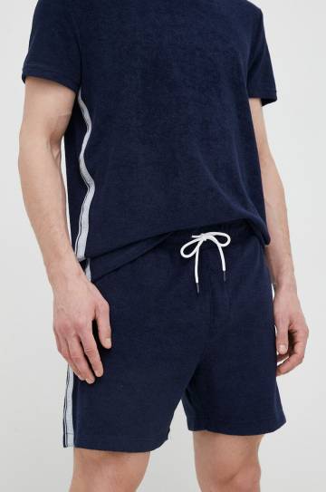 Пляжные шорты Calvin Klein мужские цвет синий однотонные Пляжные шорты Calvin Klein мужские цвет синий однотонные