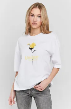 Женская белая футболка Белый S Tally Weijl STSCOSHELLO