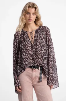 Женская блуза с узором FLORAL Разноцветный M Michael Kors MS540R0H81