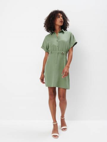 Mohito - Сукня-сорочка міні - зелений - 42