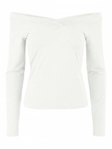 Pieces Блузка 17103018 Білий Slim Fit Pieces Блузка 17103018 Білий Slim Fit