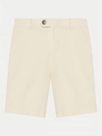 Guess Шорти з тканини L5GD09 WG5G0 Бежевий Regular Fit Guess Шорти з тканини L5GD09 WG5G0 Бежевий Regular Fit