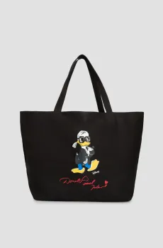 Мужской черный шоппер Karl Lagerfeld x Disney Черный ONESIZE Karl Lagerfeld 553196.805087;990