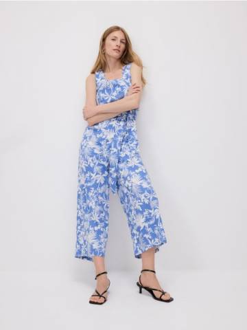 Reserved - Комбінезон з віскози та льону - різнобарвний - 1030P-MLC