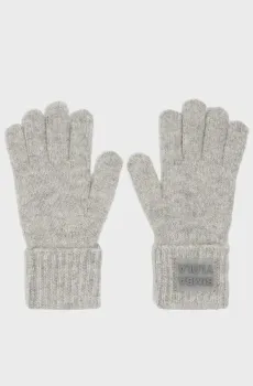 Женские серые перчатки Серый M Bimba Y Lola 252BAGU73.10010