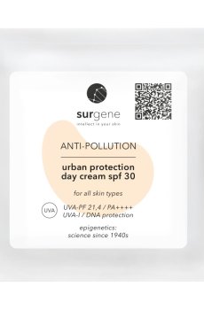 Защитный крем для лица Surgene Anti-Pollution Urban Protection Day Cream SPF 30, 3 мл (саше)