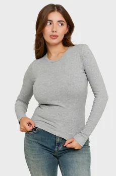 Женский серый лонгслив Серый M Tally Weijl STSCOBELGIUM