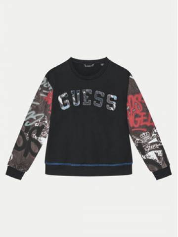 Guess Світшот L5RQ01 KA6R4 Чорний Regular Fit Guess Світшот L5RQ01 KA6R4 Чорний Regular Fit