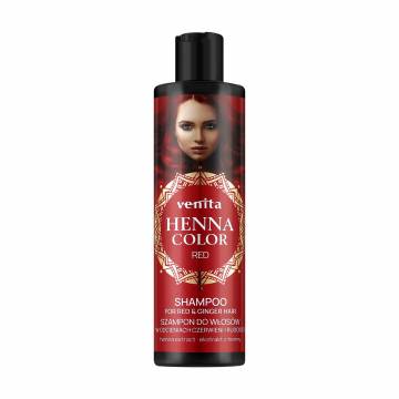 Шампунь Venita Henna Color Red Shampoo для красных и рыжих волос, с экстрактом хны, 300 мл Шампунь Venita Henna Color Red Shampoo для красных и рыжих волос, с экстрактом хны, 300 мл
