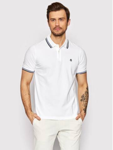 United Colors Of Benetton Поло 3WG9J3181 Білий Regular Fit United Colors Of Benetton Поло 3WG9J3181 Білий Regular Fit