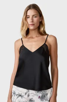 Женский черный топ ENVERGURE Черный S Etam 6553535