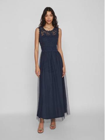 Vila Вечірня сукня Lynnea 14052673 Cиній Regular Fit Vila Вечірня сукня Lynnea 14052673 Cиній Regular Fit
