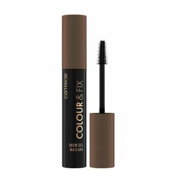 Гелевая тушь для бровей Catrice Colour & Fix Brow Gel Mascara 030 Dark Brown, 5 мл Гелевая тушь для бровей Catrice Colour & Fix Brow Gel Mascara 030 Dark Brown, 5 мл