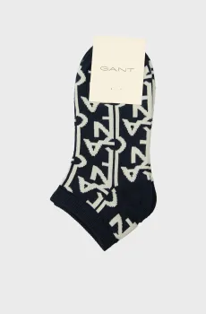 Женские темно-синие носки с узором Синий 36-38 Gant 4960233