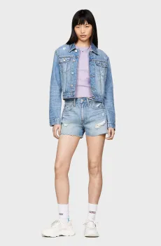 Женские голубые джинсовые шорты HOT Голубой 29 Tommy Jeans DW0DW17640