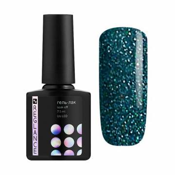 Гель-лак для ногтей Reglance Gel Polish 164 Темно-зеленый с блестками, 7.5 мл Гель-лак для ногтей Reglance Gel Polish 164 Темно-зеленый с блестками, 7.5 мл