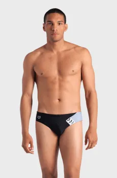 Мужские черные плавки STRIPE SWIM BRIEFS Черный 75 Arena 007929-550