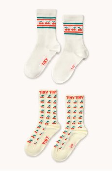Детские носки Tinycottons CHERRY MEDIUM SOCKS 2 шт