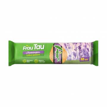 Губки кухонные Frau Tau Лаванда, 10 шт Губки кухонные Frau Tau Лаванда, 10 шт