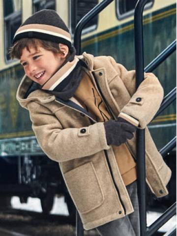 Mayoral Демісезонний плащ 4472 Коричневий Regular Fit Mayoral Демісезонний плащ 4472 Коричневий Regular Fit