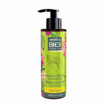 Разглаживающий крем Venita Bio Natural Care Hand Cream для очень сухой кожи рук, со свежим алоэ, 100 мл Разглаживающий крем Venita Bio Natural Care Hand Cream для очень сухой кожи рук, со свежим алоэ, 100 мл