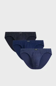 Мужские брифы (3 шт) Разноцветный L Atlantic 3MP-198