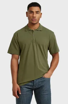Мужское зеленое поло Core regular Зеленый XXL G-Star RAW D28565,E342