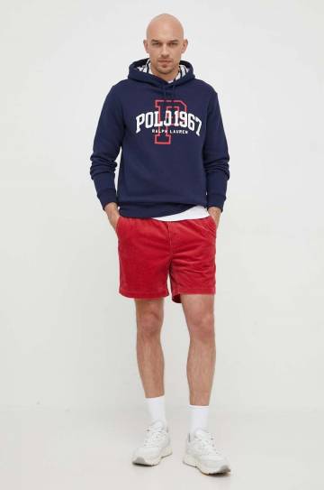 Вельветовые шорты Polo Ralph Lauren цвет красный Вельветовые шорты Polo Ralph Lauren цвет красный