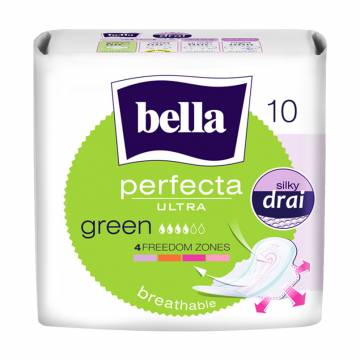 Прокладки для критических дней Bella Perfecta Ultra Green, 10 шт Прокладки для критических дней Bella Perfecta Ultra Green, 10 шт
