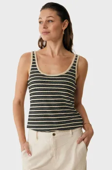 Женская майка в полоску Striped tanktop Разноцветный S Mexx MF007703751W