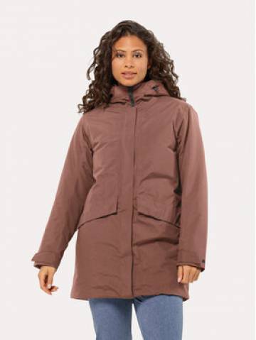 Jack Wolfskin Зимова куртка Tempelhof Coat 1116151 Бордовий Regular Fit Jack Wolfskin Зимова куртка Tempelhof Coat 1116151 Бордовий Regular Fit