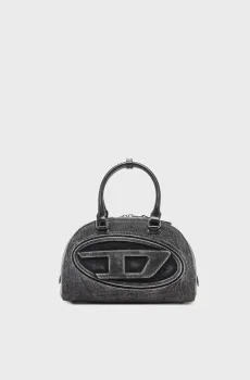 Женская черная джинсовая сумка 1DR DOME TOP HANDLE HANDBAG Черный ONESIZE Diesel X10370 P8764