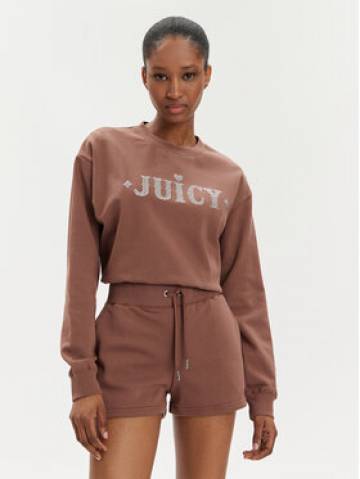 Juicy Couture Світшот Cristabelle Rodeo JCBAS223824 Коричневий Regular Fit Juicy Couture Світшот Cristabelle Rodeo JCBAS223824 Коричневий Regular Fit