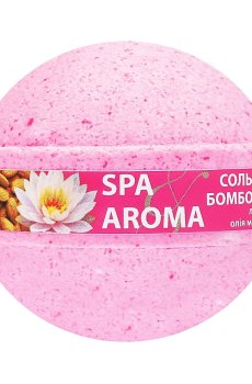 Бомбочка для ванной Bioton Cosmetics Spa & Aroma Лотос и масло миндаля, 200 г