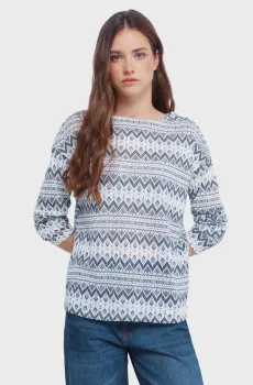 Женский лонгслив с узором Разноцветный S SPRINGFIELD 6766023