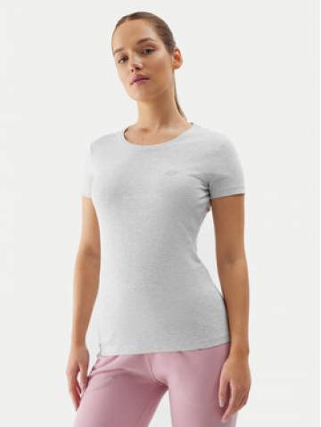 4F Футболка 4FWSS24TTSHF1161 Сірий Slim Fit 4F Футболка 4FWSS24TTSHF1161 Сірий Slim Fit