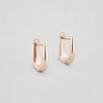 Золотые серьги Minimal ЗВС-535-ч-PR Золотые серьги Minimal ЗВС-535-ч-PR