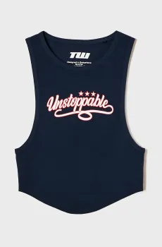 Женский темно-синий топ Синий XS Tally Weijl SSLCOZOE