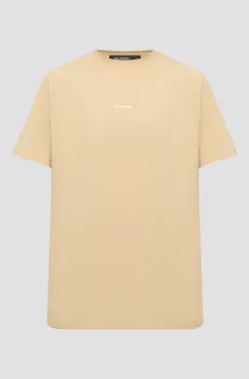 Мужская бежевая футболка Бежевый S Karl Lagerfeld 552235.755030;410