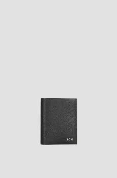 Мужской черный кожаный кошелек Черный ONESIZE BOSS 50536072;001
