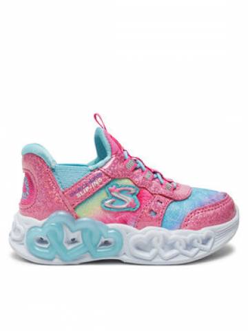 Skechers Снікерcи Infinite Heart Lights 303755N/PKMT Срібний Skechers Снікерcи Infinite Heart Lights 303755N/PKMT Срібний