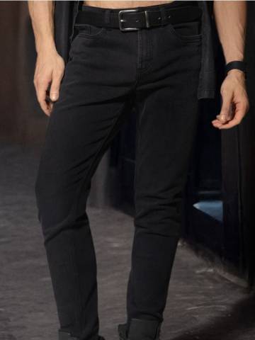 Джинси cropped skinny - чорний Джинси cropped skinny - чорний