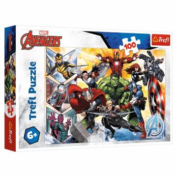 Пазл Trefl Avengers Сила Месників 100 елементів (16431) Пазл Trefl Avengers Сила Месників 100 елементів (16431)