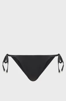 Женские черные трусики от купальника SIDE TIE Черный L Calvin Klein LV00Q62704